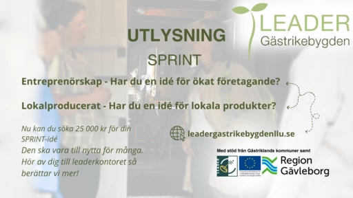 UTLYSNING - LOKALA produkter + ökat FÖRETAGANDE