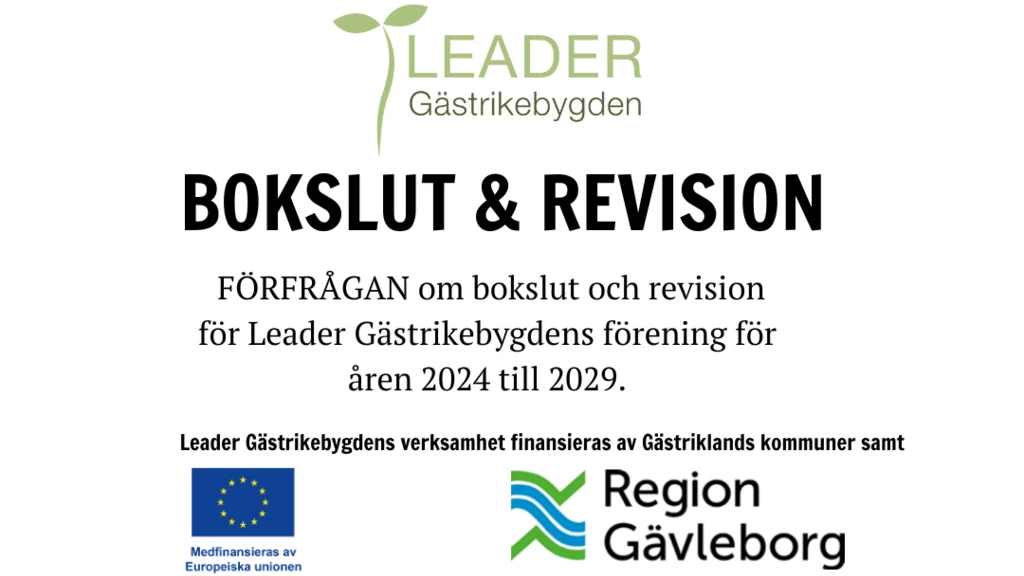 Konsultuppdrag för bokslut och revision.