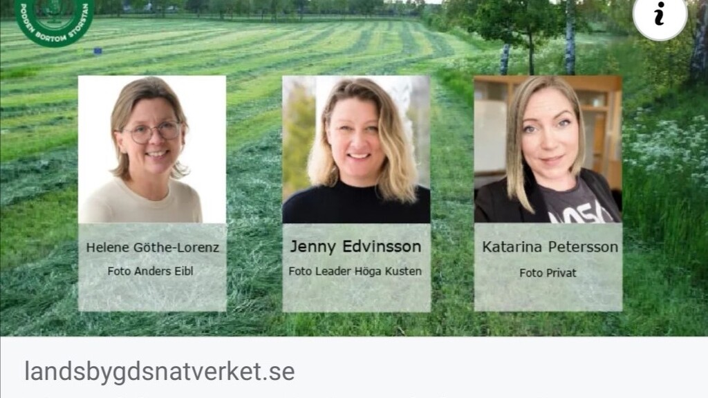 Landsbyggare - Helene, Katarina och Jenny om projektet och konceptet.