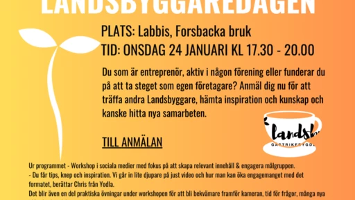 LANDSBYGGAREDAGEN 24 januari 2024