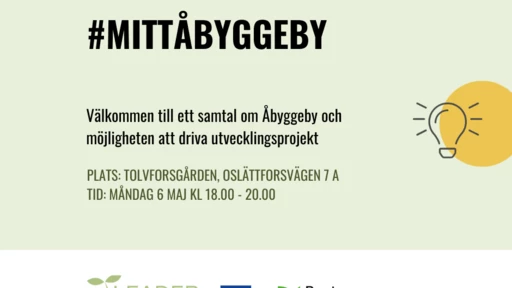 #MittÅbyggeby 6 maj kl 18-20