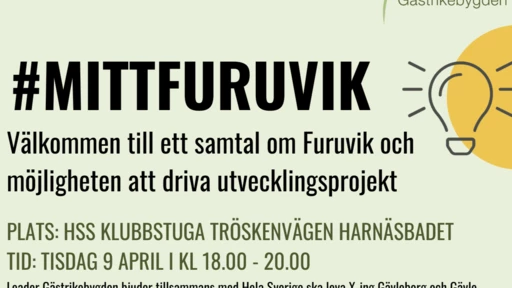 #MittFuruvik 9 april kl 18-20