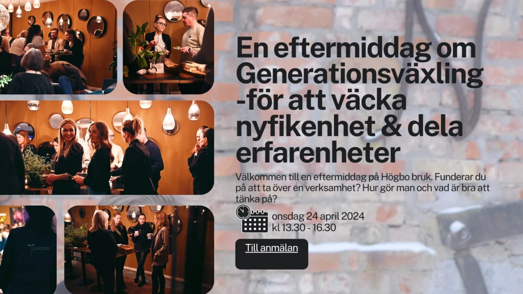 Tema Generationsväxling 2024 04 24