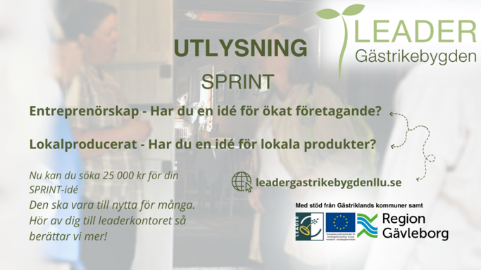 UTLYSNING - LOKALA produkter + ökat FÖRETAGANDE