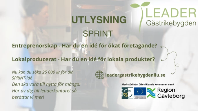 UTLYSNING - LOKALA produkter + ökat FÖRETAGANDE